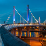 Avond bij de brug