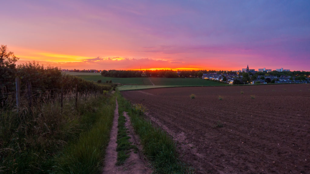 Zonsondergang Wolder