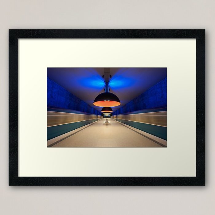Framed Art Print - U-Bahn München (Germany)