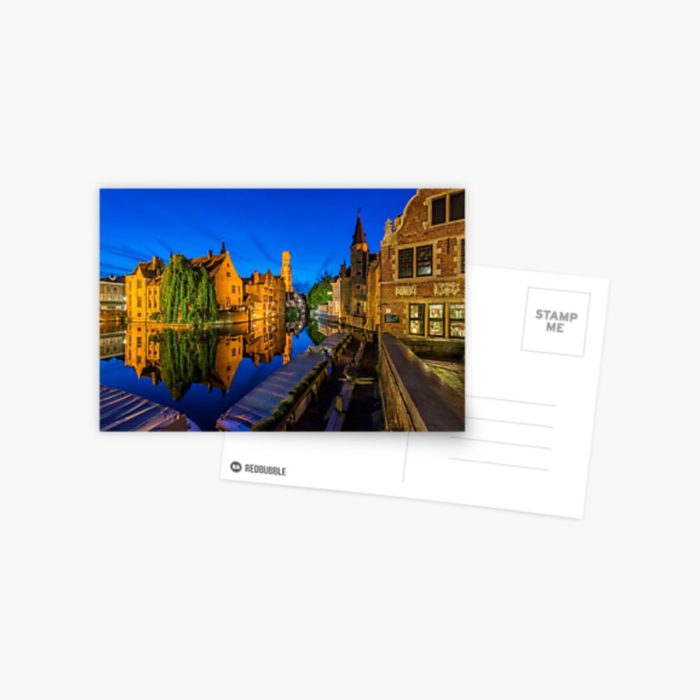 Postcard - Rozenhoedkaai Bruges (Belgium)
