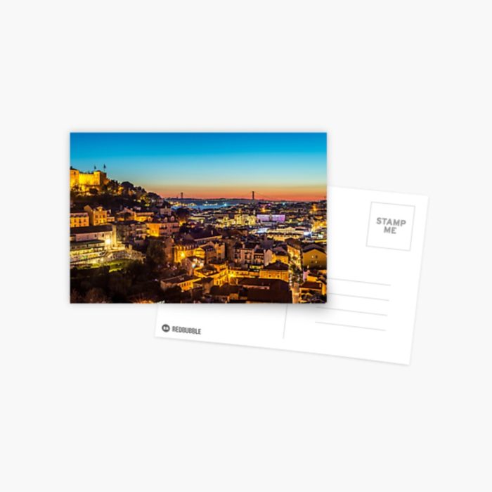 Postcard Lisbon Skyline