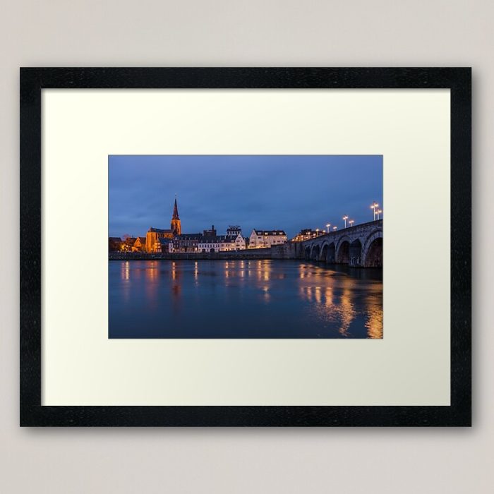 Framed Art Print - Sint Servaasbrug Maastricht (Netherlands)