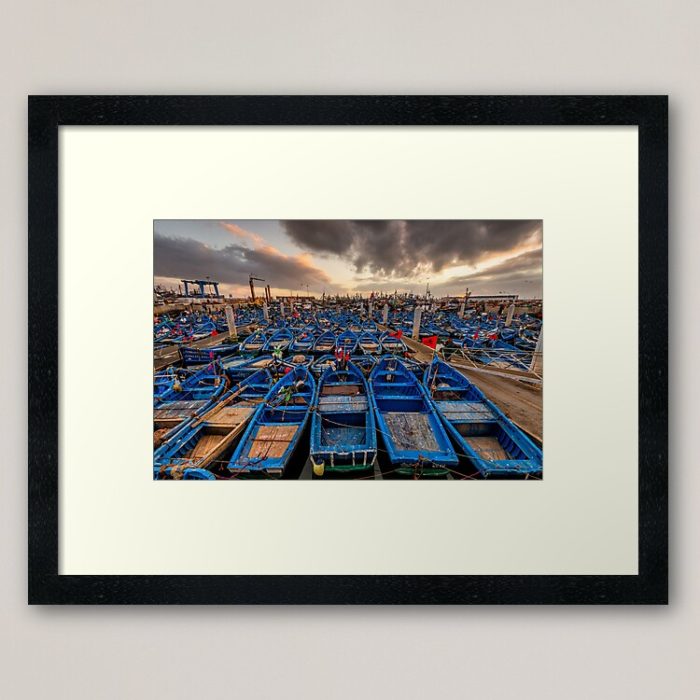 Framed Art Print - Essaouira Harbor (Morocco)