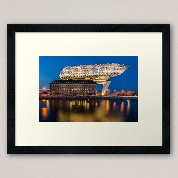 Framed Art Print - Havenhuis Antwerpen (Belgium)