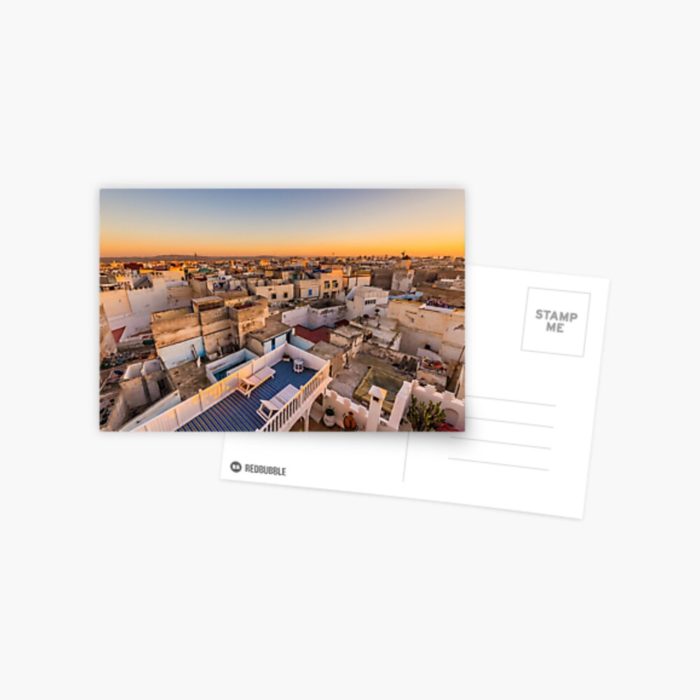 Postcard - Essaouira Medina Sunset (Morocco)