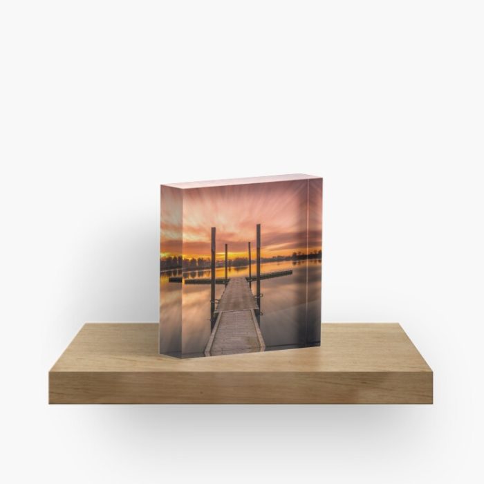 Acrylic Block - Sunrise at Schulensmeer