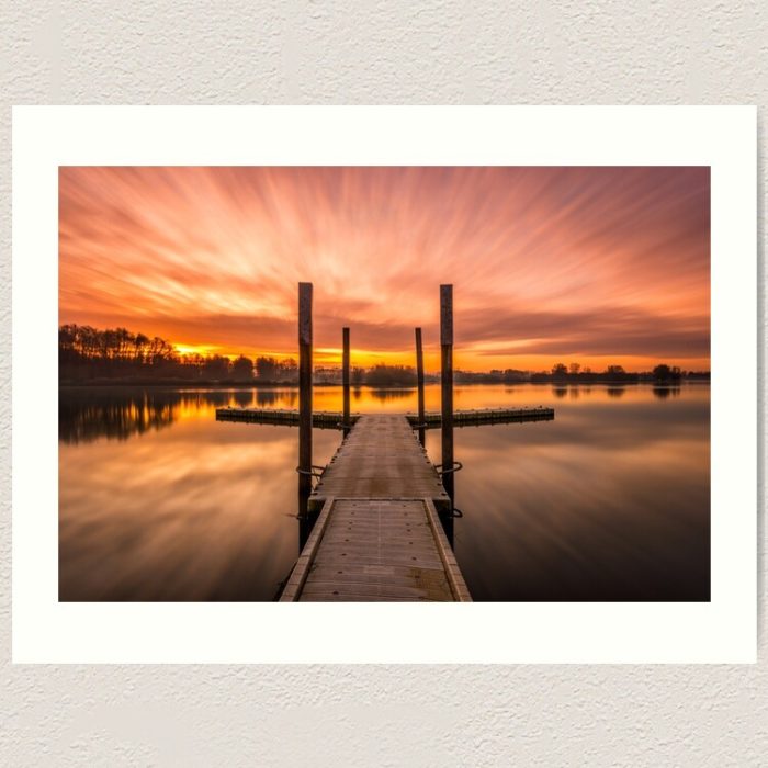 Sunrise Schulensmeer - Art Print