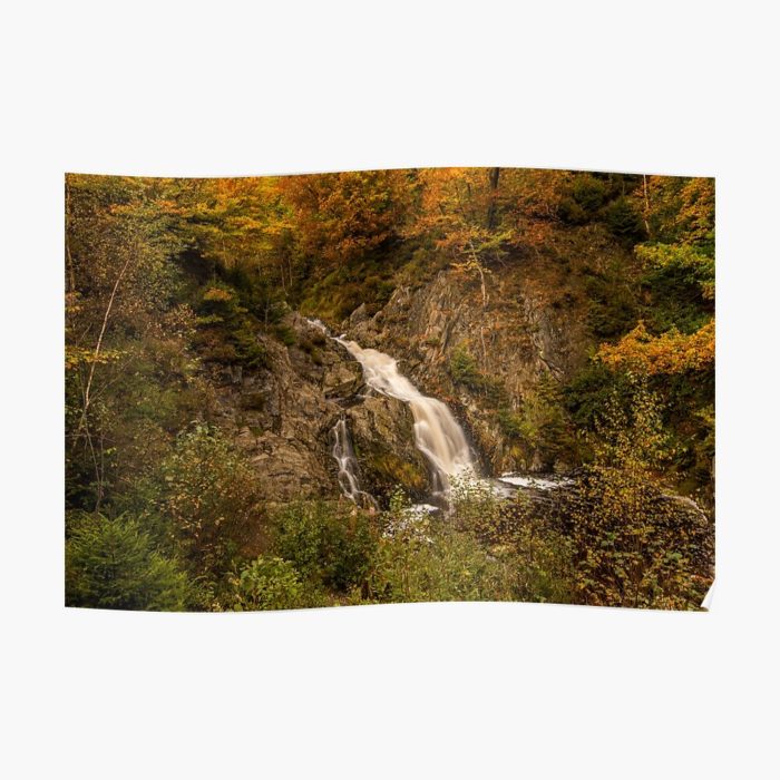 Poster - Bayehon Waterfalls (Belgium)