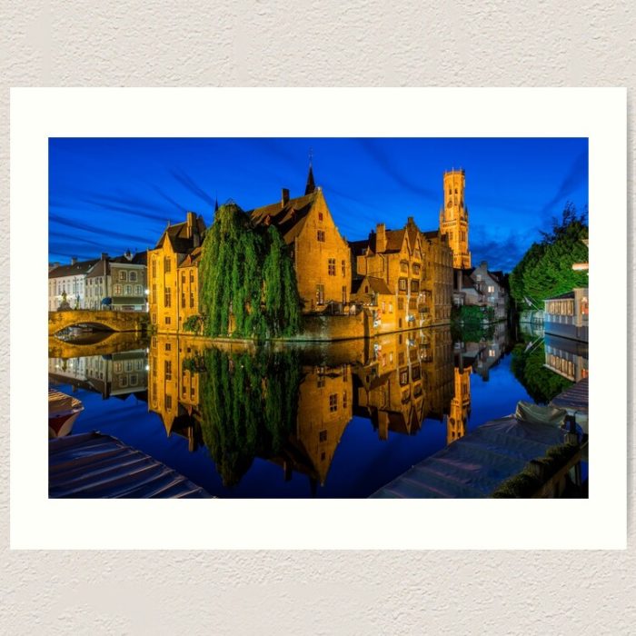 Rozenhoedkaai Bruges - Art Print