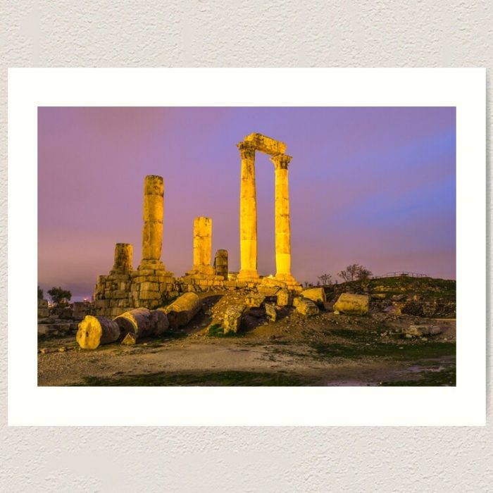 Temple of Hercules - Art Print